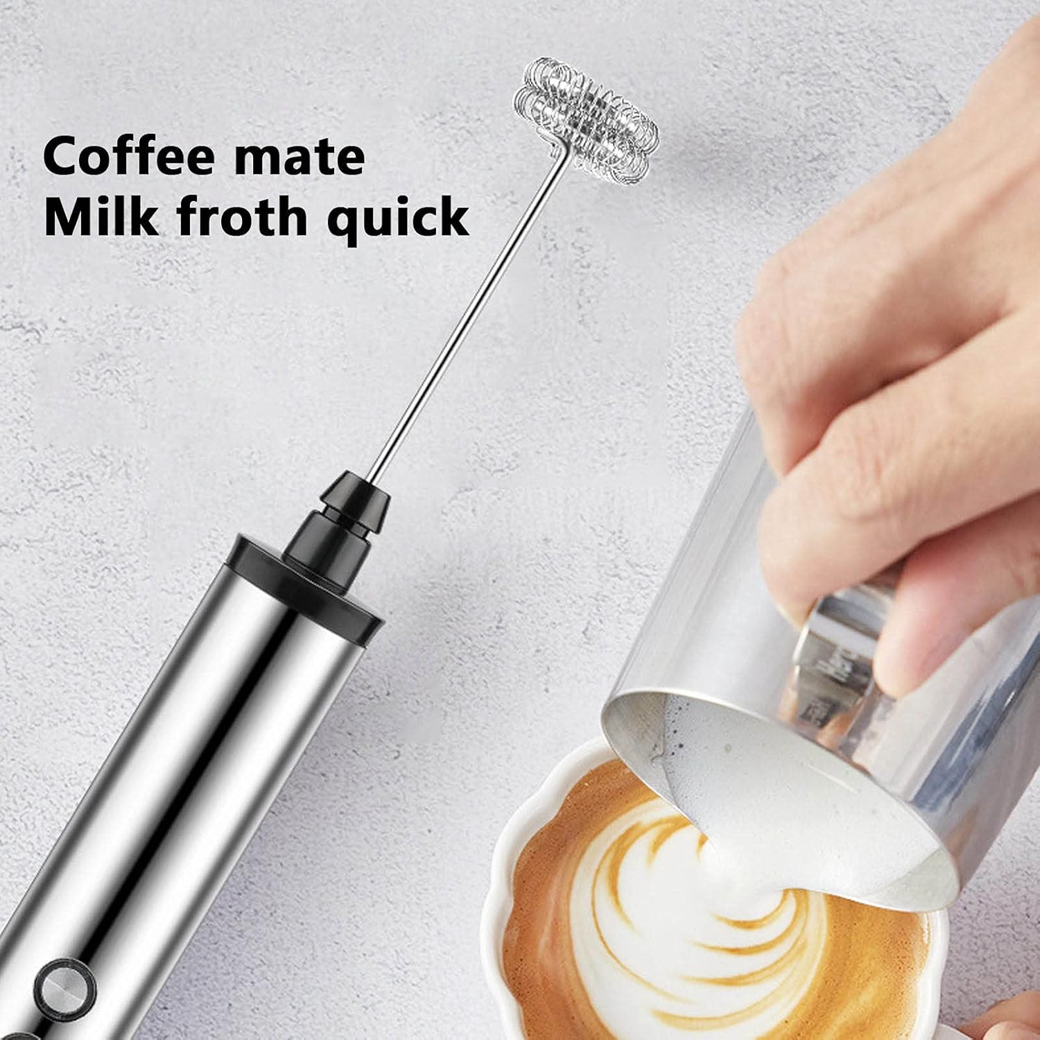 Kitchen Appliances - Pengaduk Susu Elektrik Genggam 3 in