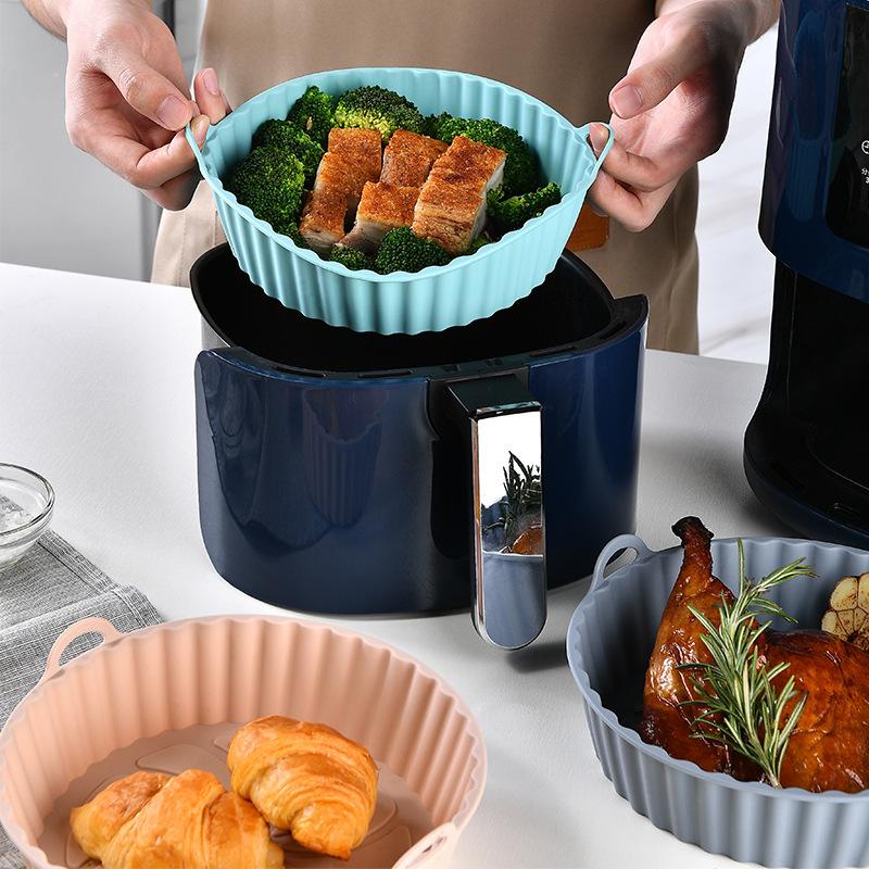 Air Fryer Silicone Pot Liner - Alas Silikon untuk Air Fryer, Alas