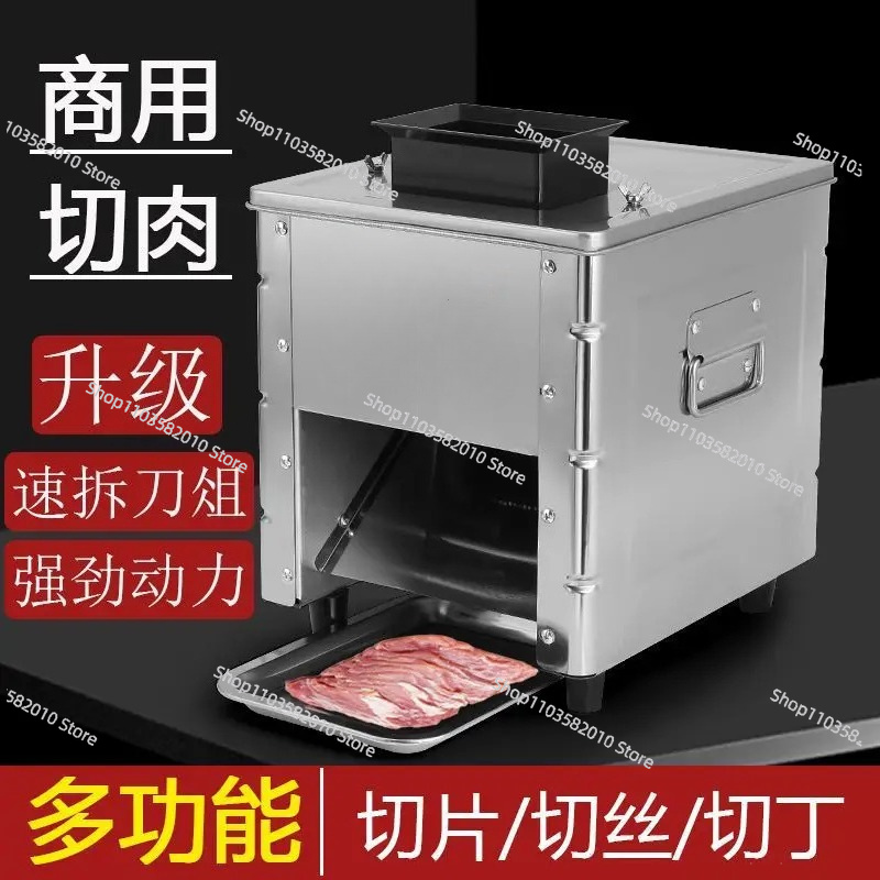 Automatic Meat Slicer Home - Pengiris & Penggiling Daging Listrik Kompak,