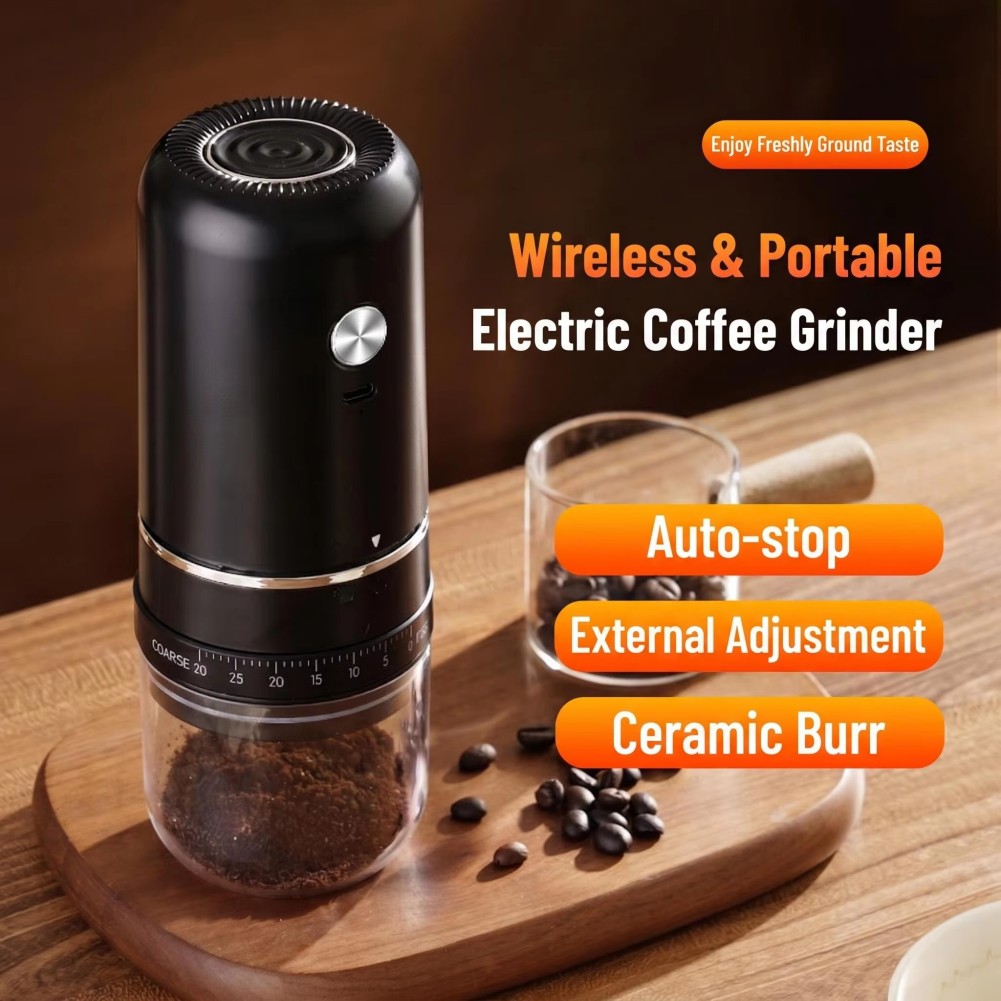 Coffee Bean Grinder Electric - Penggiling Biji Kopi Elektrik dengan Mata