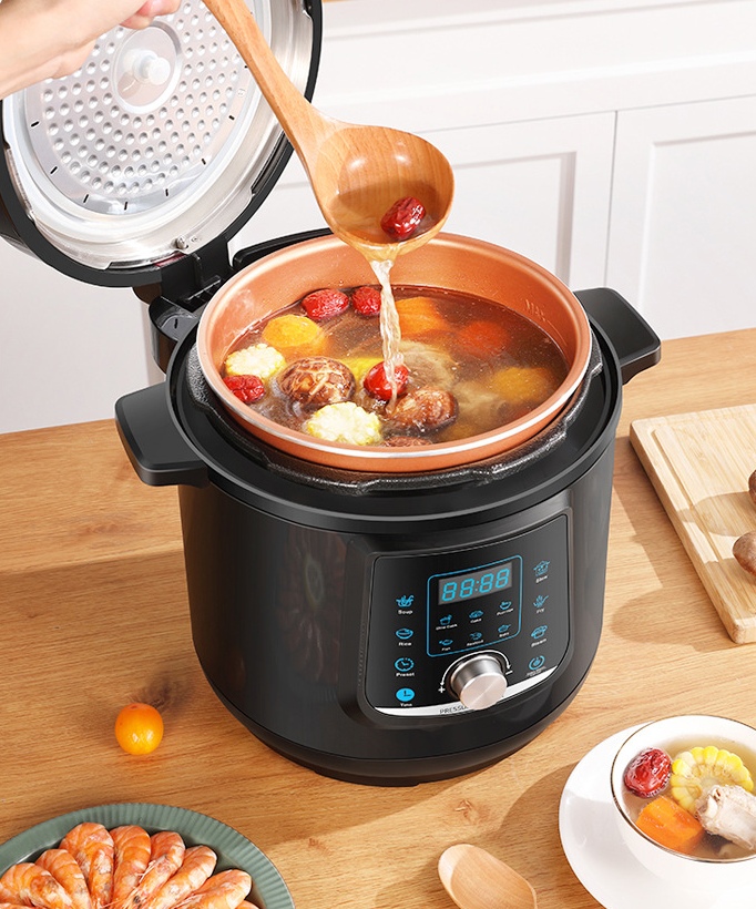 Smart Instant Pressure Cooker - Panci Masak Listrik Stainless Steel untuk