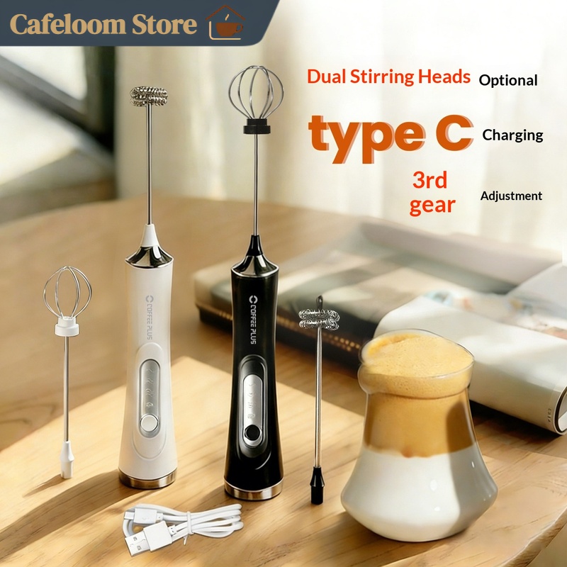 Coffee Plus, Alat Pembuat Buih - Electric Milk Frother Handheld ulasan dan harga