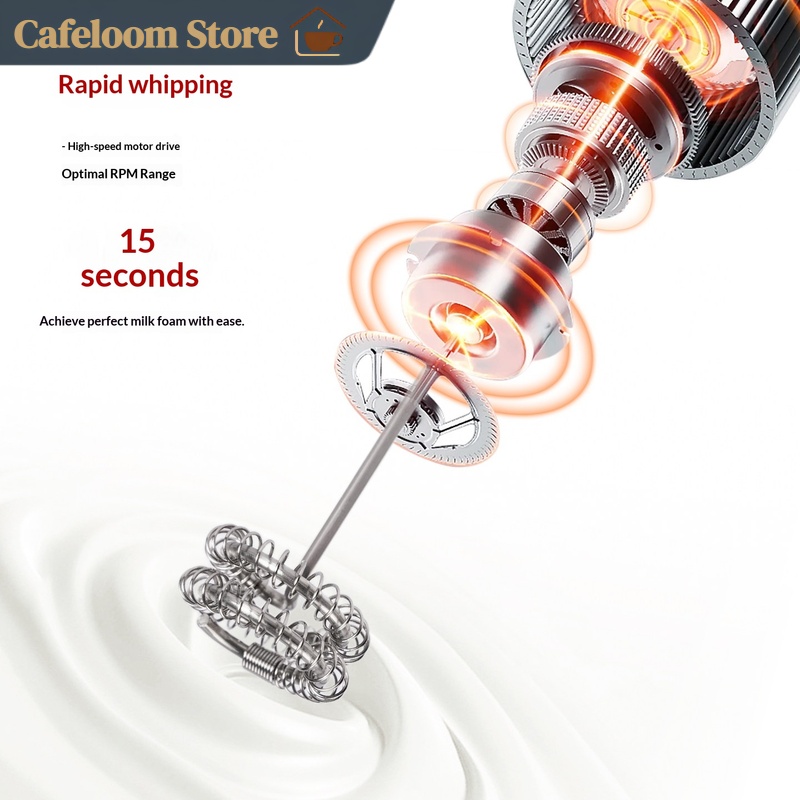 Coffee Plus, Alat Pembuat Buih - Electric Milk Frother Handheld ulasan dan harga