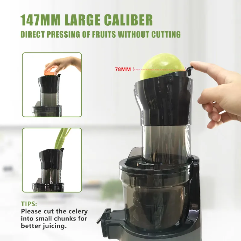 Mesin Pembuat Jus Jeruk FirmHo - Electric Slow Juicer Cold Press ulasan dan harga