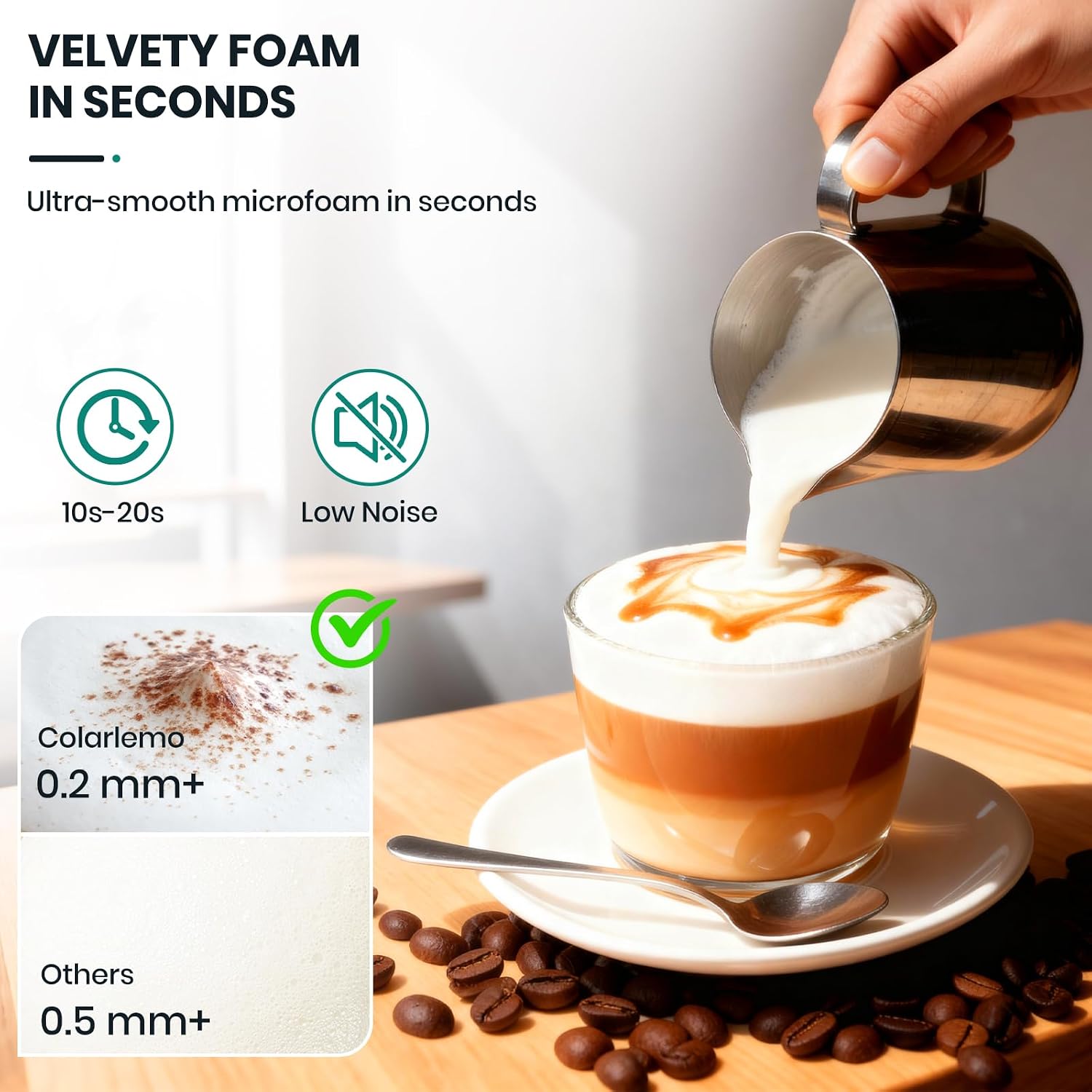 Pengaduk Susu Elektrik Genggam - Electric Milk Frother Handheld ulasan dan harga