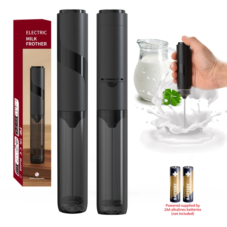 Pengaduk Susu Elektrik Stainle - Electric Milk Frother Handheld ulasan dan harga