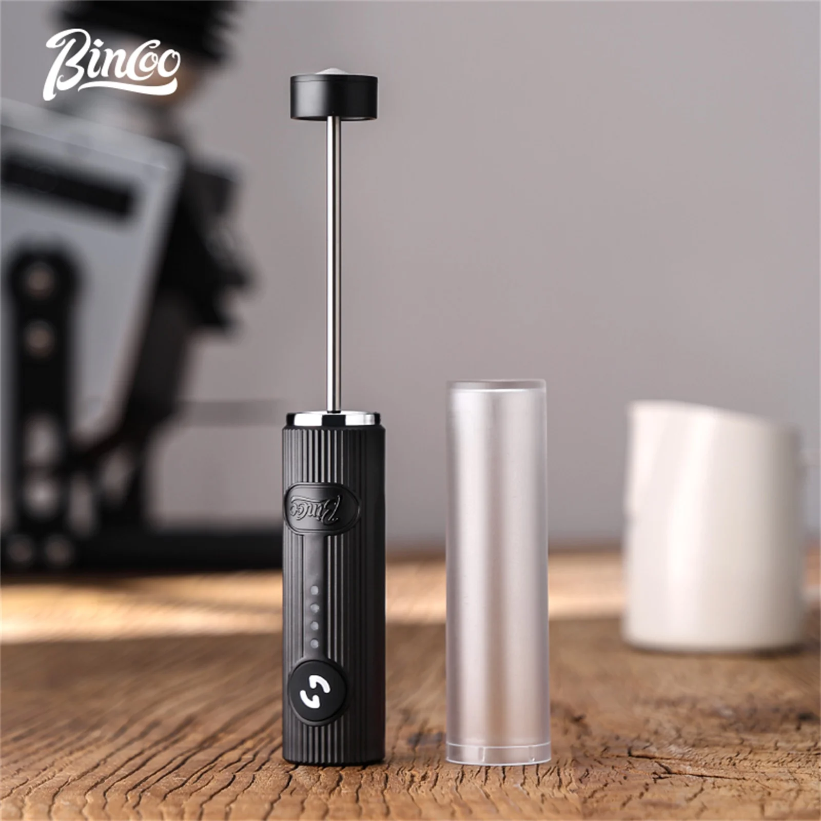 Bincoo Baru Susu Foamer Kopi K - Electric Milk Frother Handheld ulasan dan harga