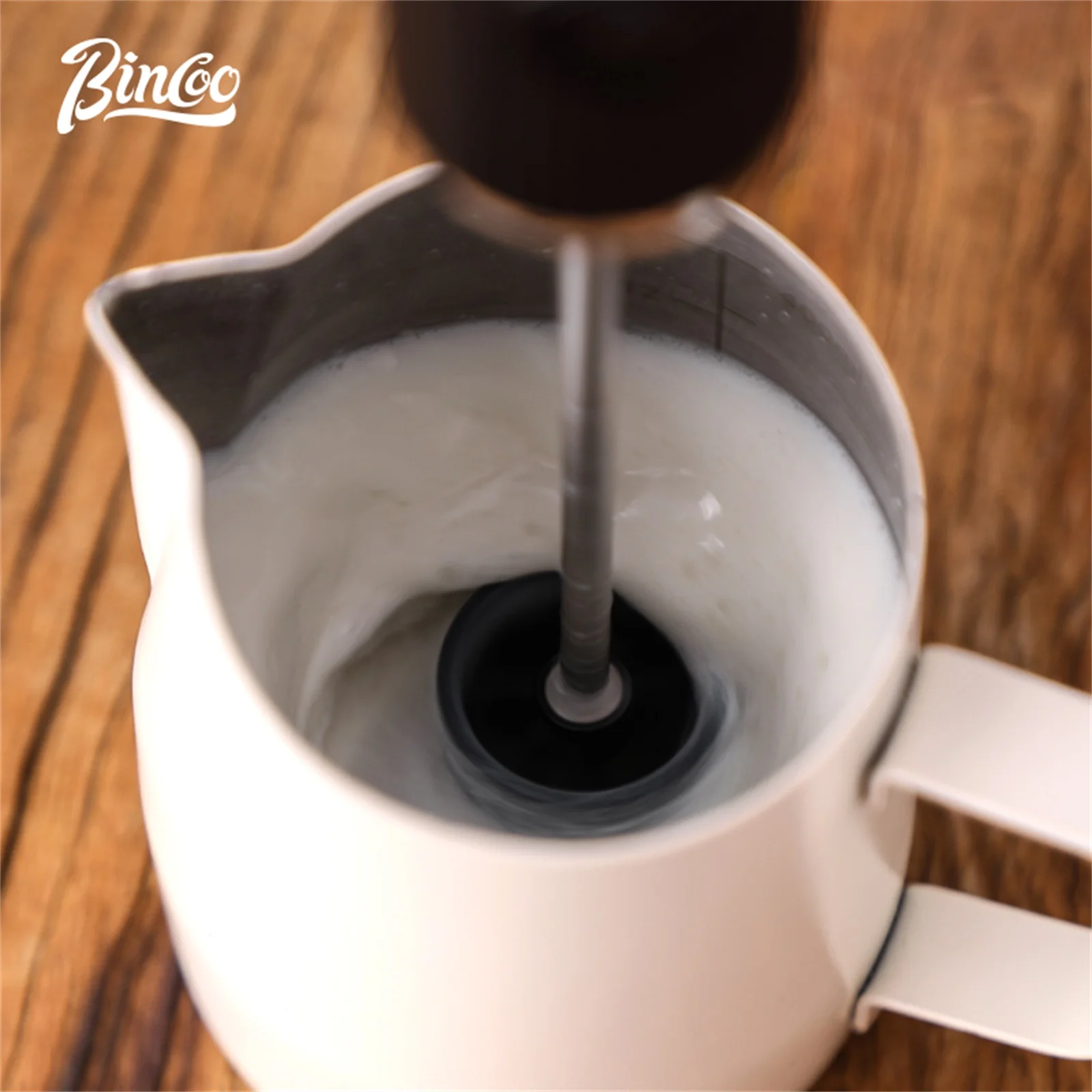 Bincoo Baru Susu Foamer Kopi K - Electric Milk Frother Handheld ulasan dan harga