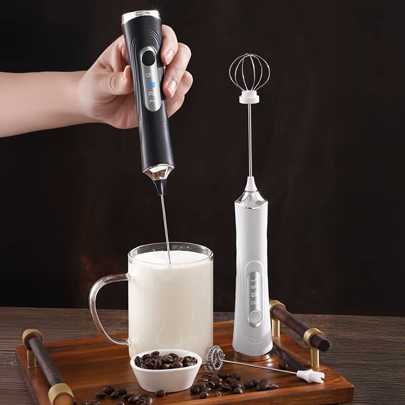 Pengocok Susu Elektrik Nirkabe - Electric Milk Frother Handheld ulasan dan harga