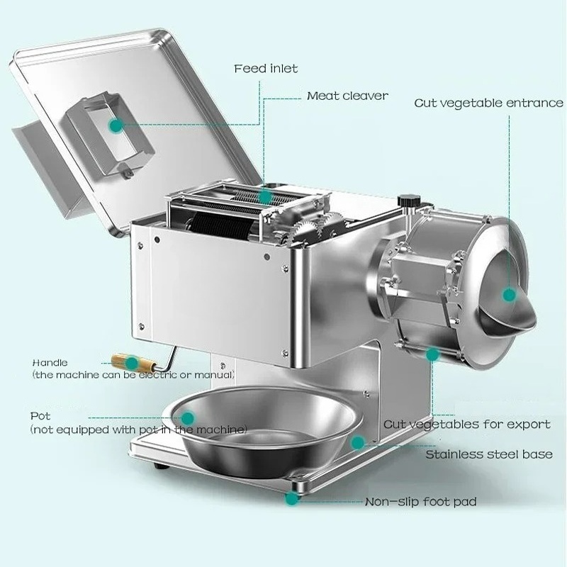 Mesin Pengiris Daging Elektrik - Automatic Meat Slicer Home ulasan dan harga