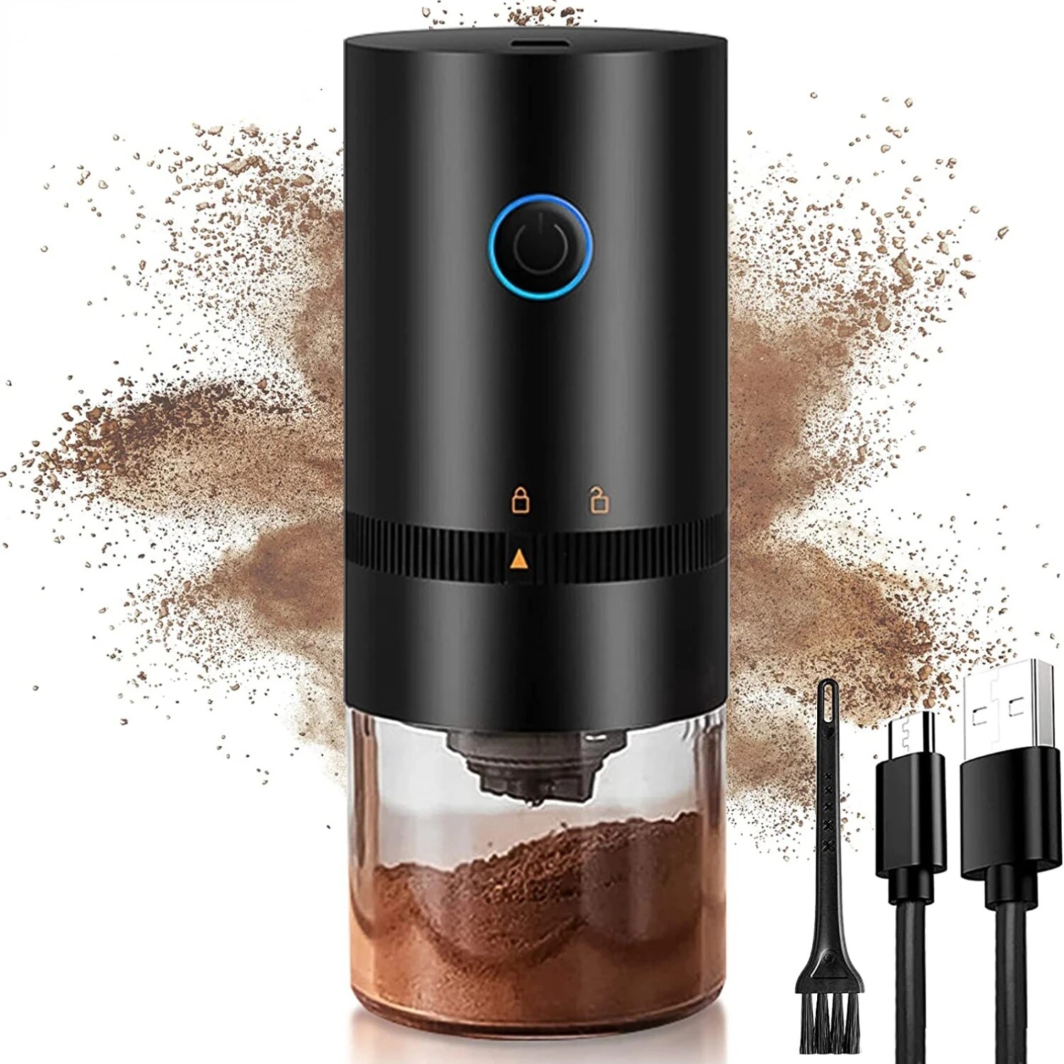 Penggiling kopi Tipe C isi day - Coffee Bean Grinder Electric ulasan dan harga