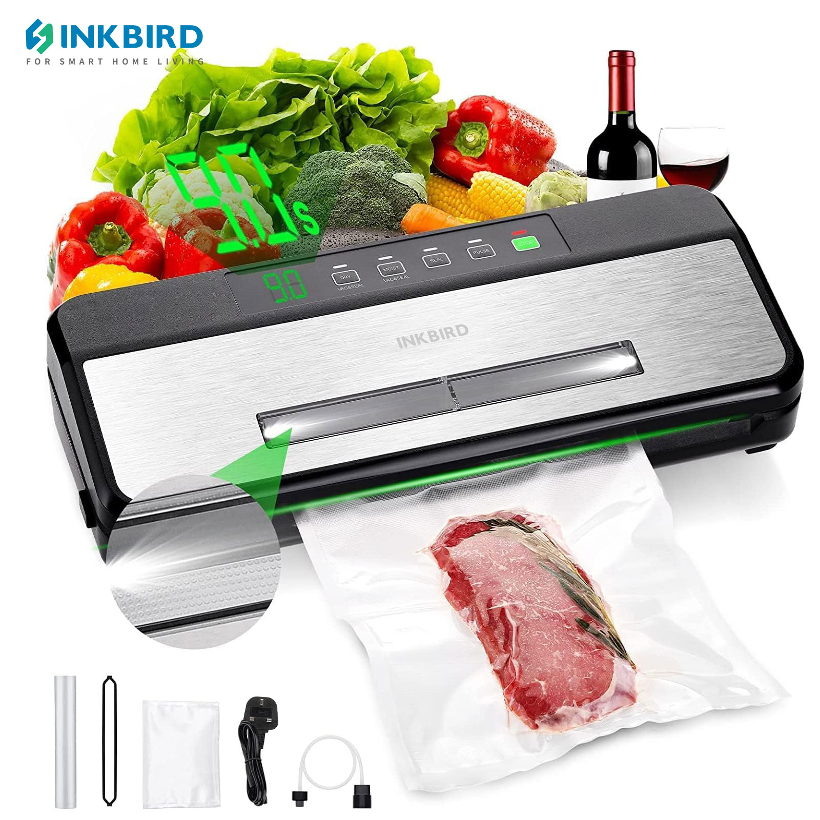 INKBIRD penyegel vakum ketiga  - Food Vacuum Sealer Machine ulasan dan harga