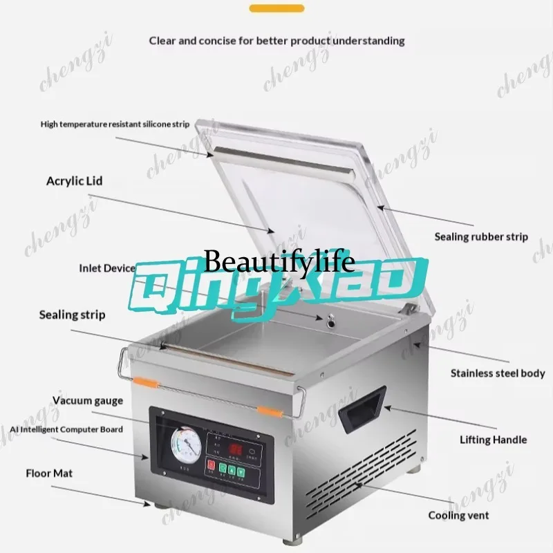 Mesin Pengemas Vakum Otomatis  - Food Vacuum Sealer Machine ulasan dan harga